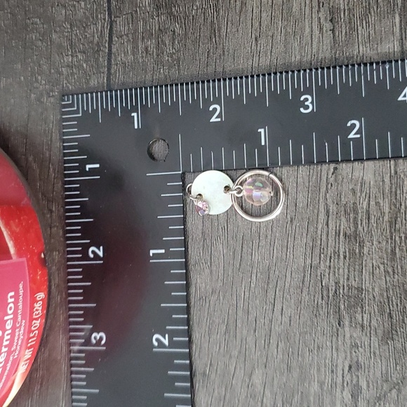 Radiant Pink Crystal Eye Catching Pendant P312 - Picture 4 of 4